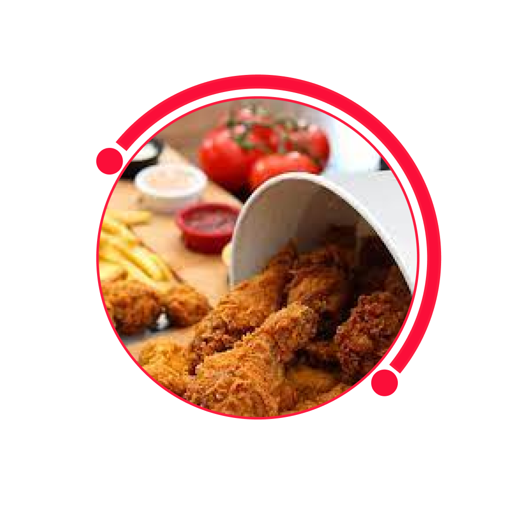 Bucket of chicken with fries – Crew Pack Wings